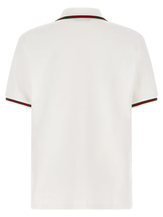 White Cotton Polo Shirt