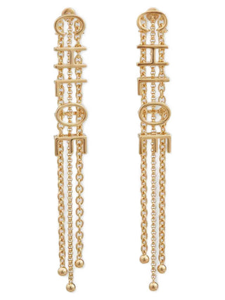 Gold Brass Earrings