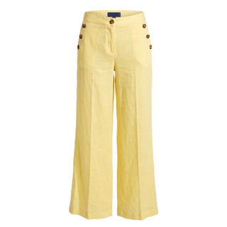 Yellow Flax Women Pants