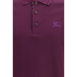 Purple Cotton Polo Shirt