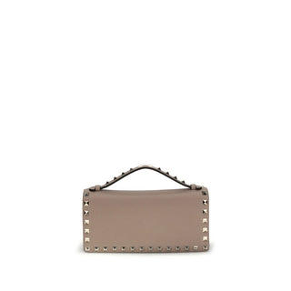 Cartera Bos Taurus de piel de becerro beige
