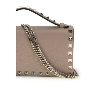 Cartera Bos Taurus de piel de becerro beige