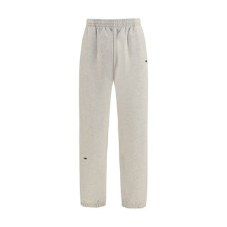Beige Cotton Casual Pants
