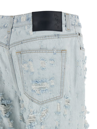 Blue Cotton Jeans Denim