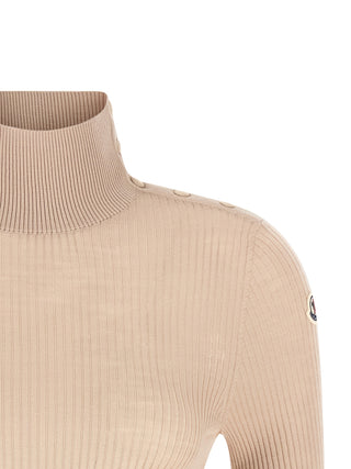 Cárdigan beige de lana virgen
