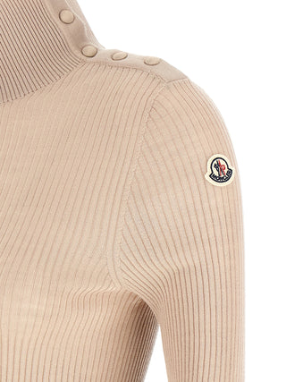 Cárdigan beige de lana virgen