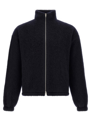 Sudadera de lana azul