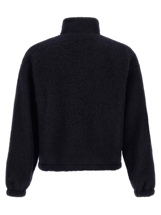 Sudadera de lana azul