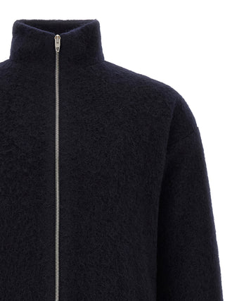 Sudadera de lana azul