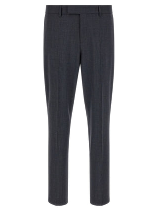 Blue Polyester Two-Piece Suit