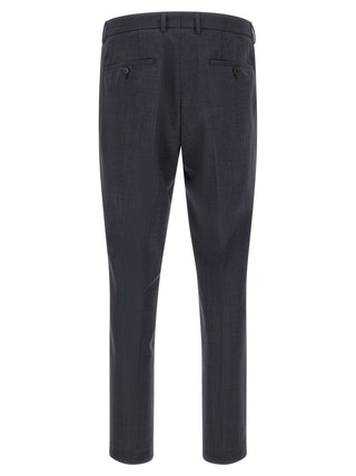 Blue Polyester Two-Piece Suit