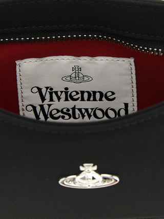 Black Polyester Shoulder Bag