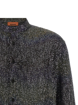 Multicolor Polyamide Cardigan