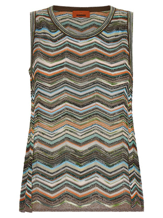 Multicolor Viscose Blouse