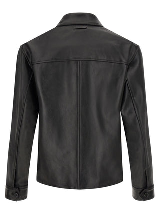 Multicolor Calfskin Leather Jacket