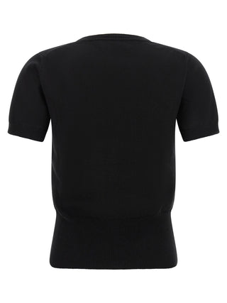 Black Cotton Cardigan