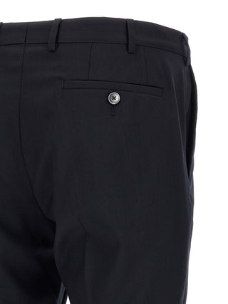 Black Wool Two-Piece Suit