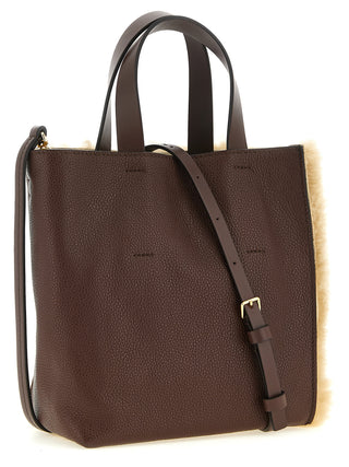 Multicolor Lamb Leather Handbag