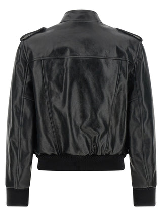 Black Lamb Leather Leather Jacket