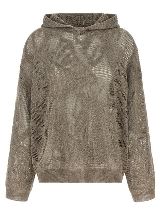 Brown Linen Cardigan