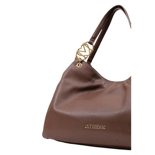 Bolso de mano marrón de polietileno