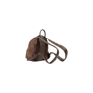 Brown Polyester Backpack
