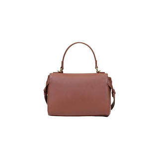 Bolso de mano marrón de polietileno