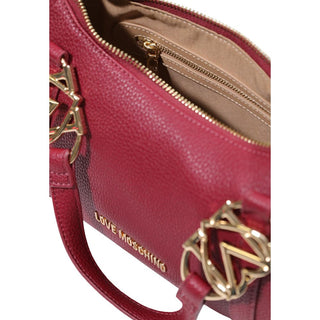 Bolso morado de polietileno