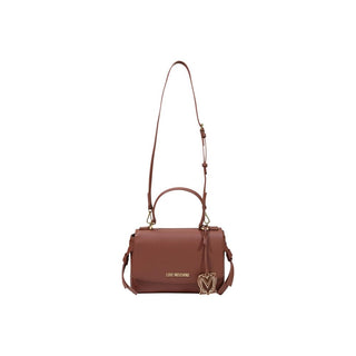 Bolso de mano marrón de polietileno