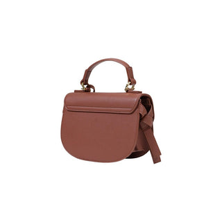 Bolso de mano marrón de polietileno
