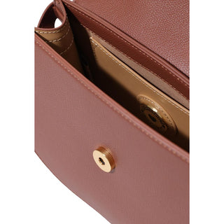 Bolso de mano marrón de polietileno