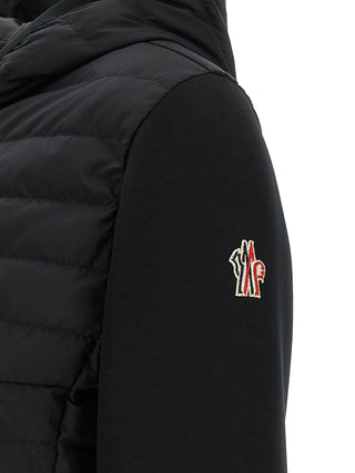 Black Polyamide Full-Length Jacket