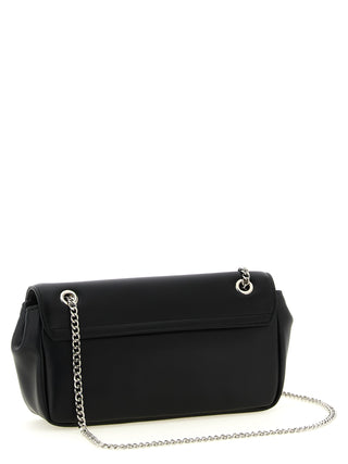 Bolso bandolera negro de poliéster