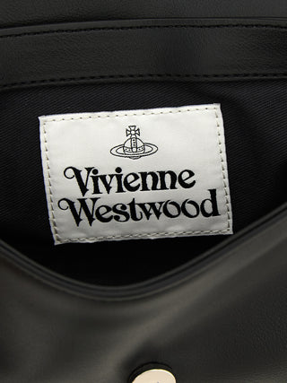 Bolso bandolera negro de poliéster