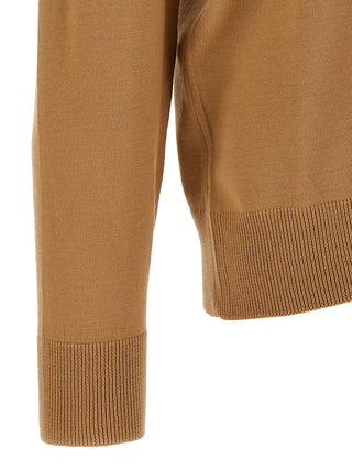 Brown Virgin Wool Cardigan