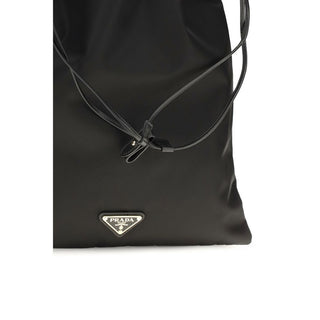 Black Polyamide Clutch Bag