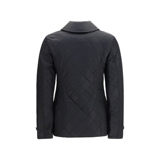 Black Polyamide Full-Length Jacket