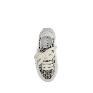 Multicolor Fabric Platform Sneakers