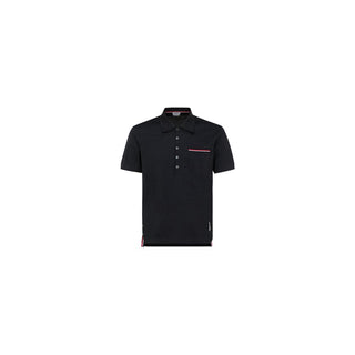 Gray Cotton Polo Shirt