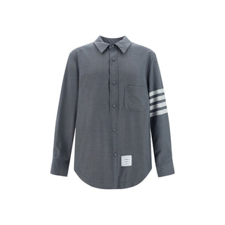 Gray Wool Oves Aries Dress Shirt