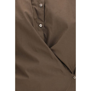 Brown Cotton Shirt