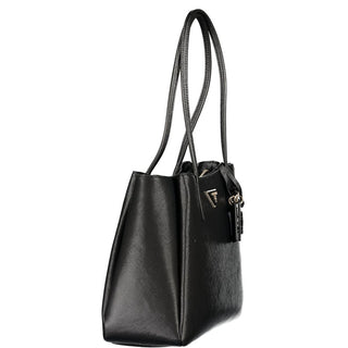 Black Polyurethane Women's Bag