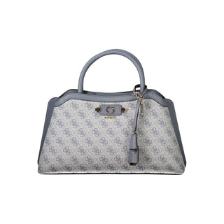 Bolso de mujer azul claro de poliuretano  