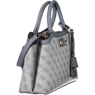 Bolso de mujer azul claro de poliuretano  