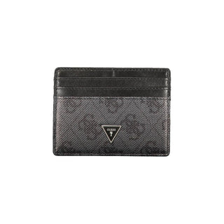 Cartera de hombre de cuero negro