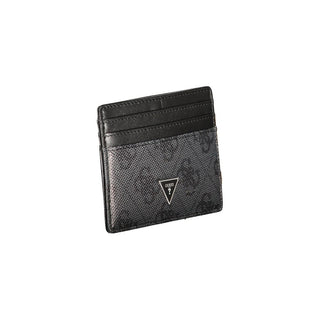 Cartera de hombre de cuero negro