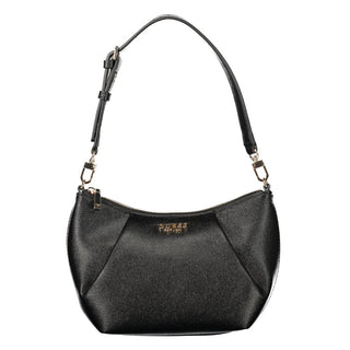 Black Polyurethane Women's Bag