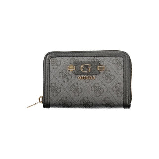 Cartera para mujer de poliuretano negro