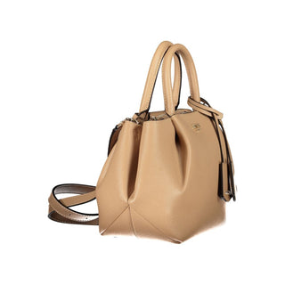 Bolso de mujer beige de poliuretano  