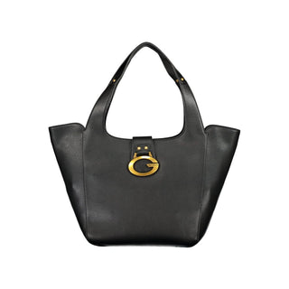 Black Polyurethane Women's Bag
